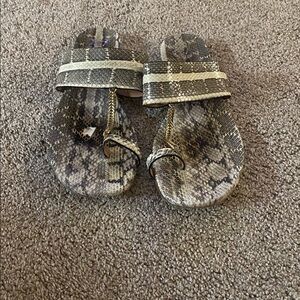 Vince Camuto Snake Print Flats